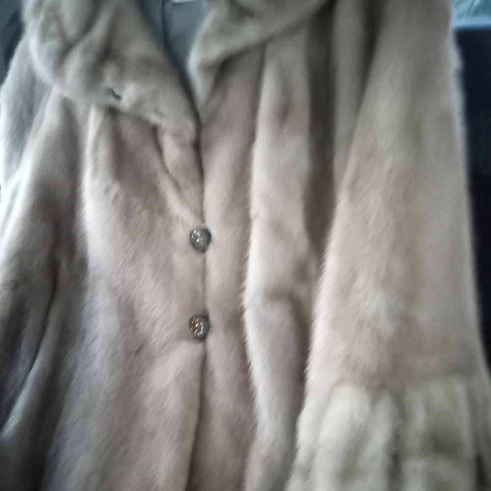 vintage fur coat in excellent condition